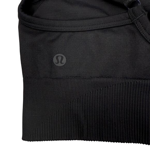 LULULEMON Ebb to Street C/D Cup Size 6 Black - Picture 4 of 5